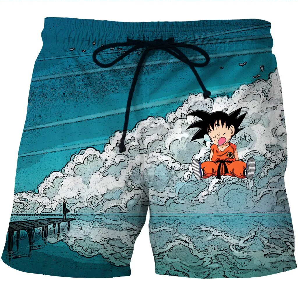 Смешные шорты. Шорты Goku. Угарные шорты. Забавные шорты. Смешные купальные шорты.