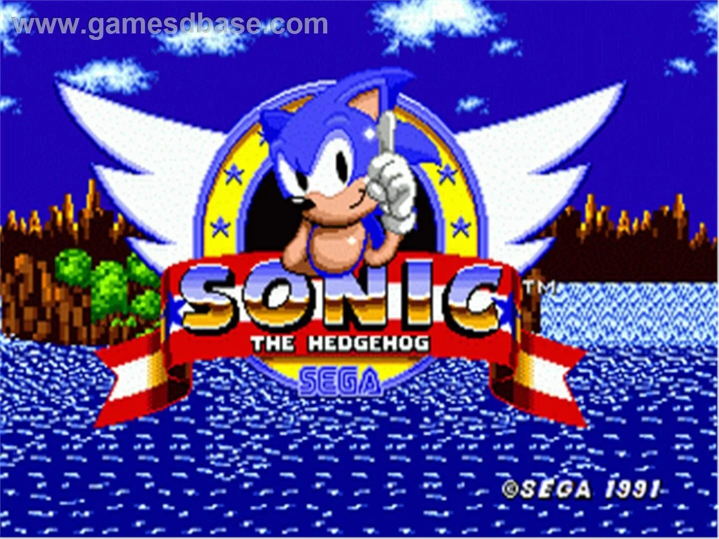 Музыка из игры соник. Sega Sonic 1991. Соник хеджхог 1. Sonic the Hedgehog сега. Sonic the Hedgehog Sega Mega Drive.