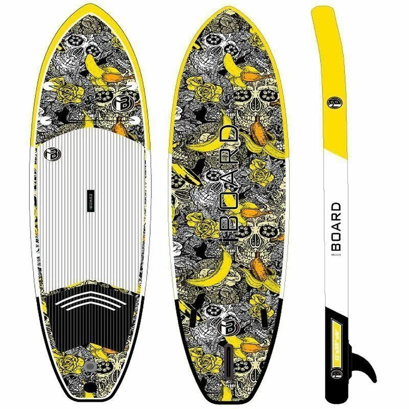 Сап бор. Надувная доска для sup-бординга. iboard 11. iboard banana 11’. sup-доска iboard 11&#039;х32&quot;х6&quot; street.
