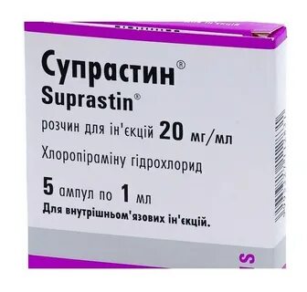 Супрастин формы