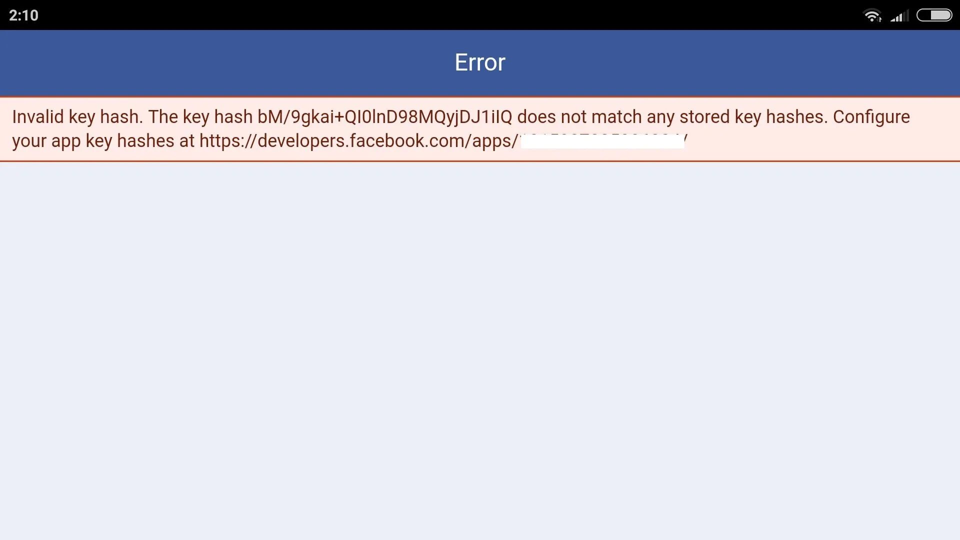Invalid Key. Facebook ошибка. Invalid hash. Password hash Invalid.