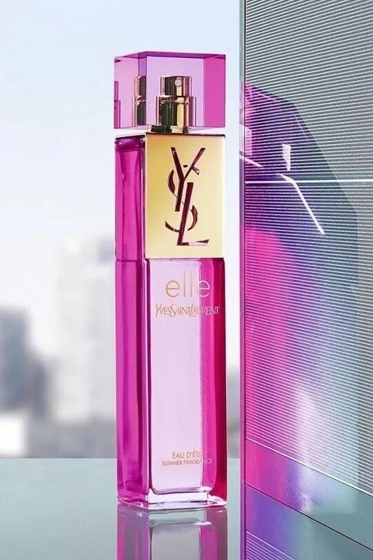 Yves Saint Laurent elle духи. Ив сен Лоран Эль духи женские. YSL elle духи. Ив сен Лоран духи розовый флакон. Туалетная вода elle