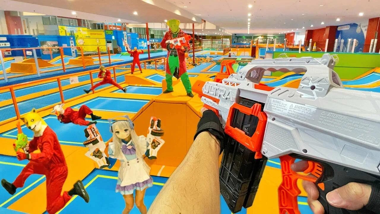 Нёрф персон шутер. Парк Nerf. Battle парк. Battle park