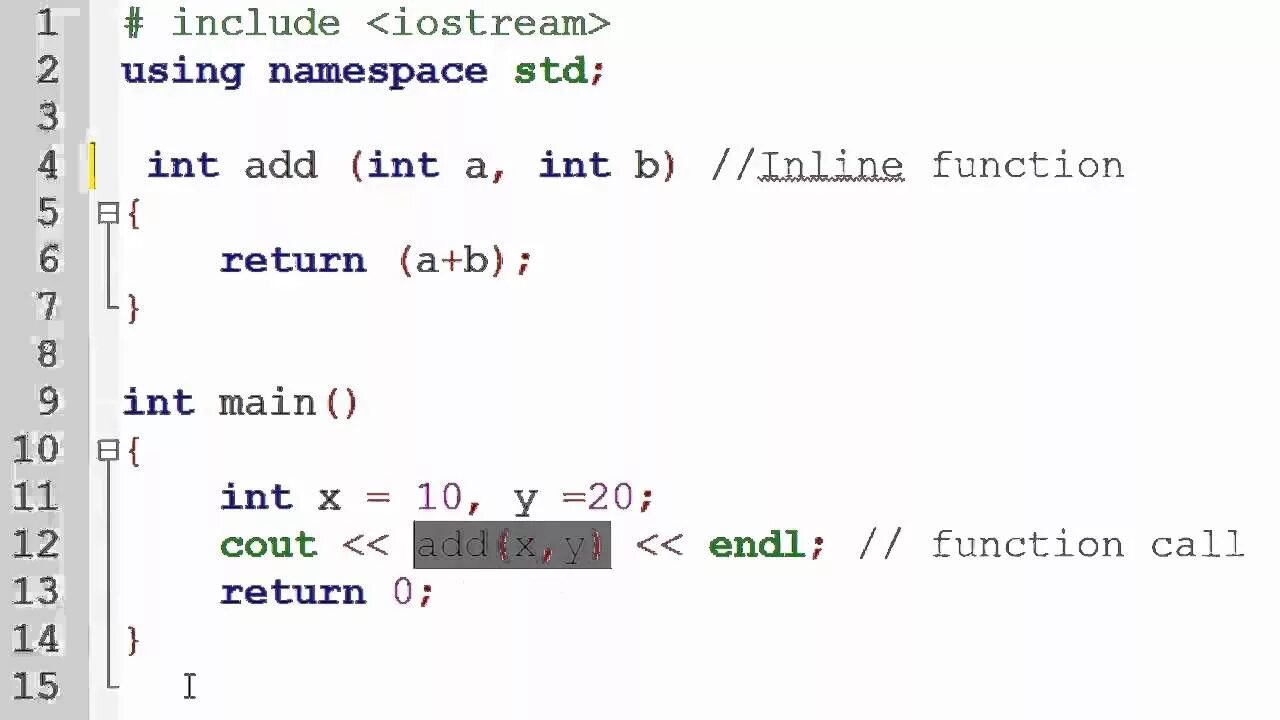 C++ inline functions. Inline c что это. Function in c++. Inline function