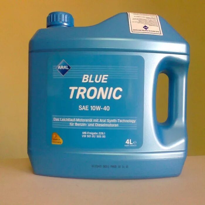 Масло класса 30. Aral 10w 40 BLUETRONIC. Aral BLUETRONIC II 10w-40. Aral 10w 40 BLUETRONIC 5л артикул. Масло 10w-40 Aral Blue Tronic 4l d(x).