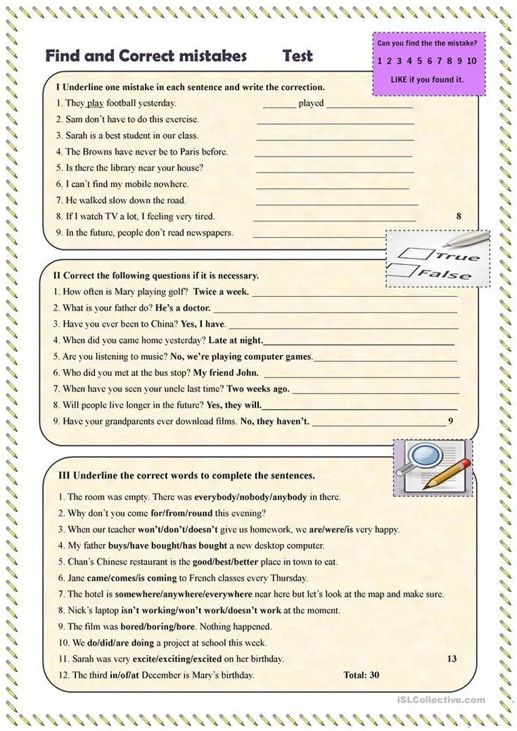 The exercises are written. English worksheets pre intermediate. find mistakes worksheets. present simple упражнения intermediate level. correct the mistakes worksheets.