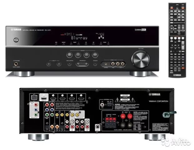 ресивер для колонок 5. 1. 1. 1. Yamaha 385 ресивер.