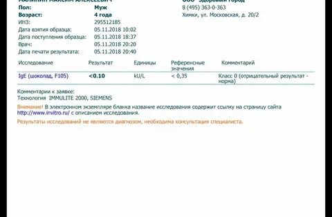 Иммуноглобулин общий гемотест