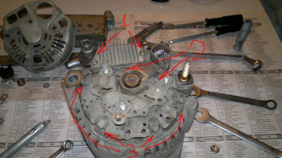 Генератор хонда подключение Вопрос по реле регулятора Honda CB 1000 SF.