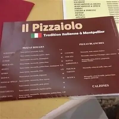 Il pizzaiolo меню. Il pizzaiolo меню