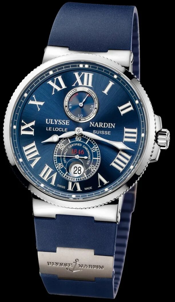 Часов ulysse nardin оригиналы. Наручные часы Ulysse Nardin 266-67-3/43. Улисс Нордин Maxi Marine часы. Ulysse Nardin часы le Locle Suisse. Часы Ulysse Nardin Maxi Marine Chronometer.