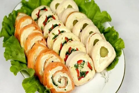 Закуски из овощей и мяса