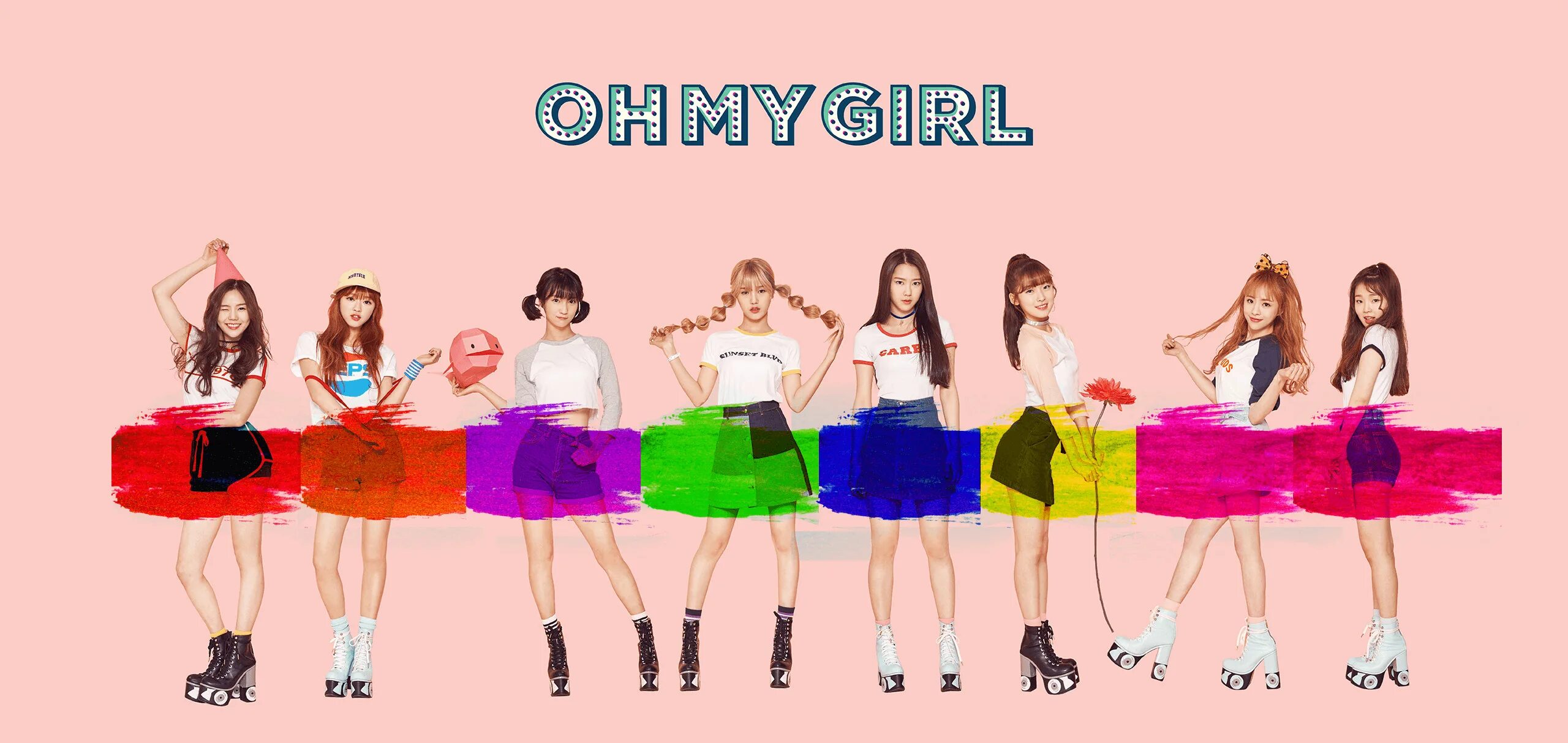 Группа Oh my girl Liar. Обои my girl. Oh my girl Wallpaper. Кпоп омг. Oh my lots of