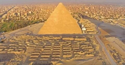 The egyptians built the pyramids