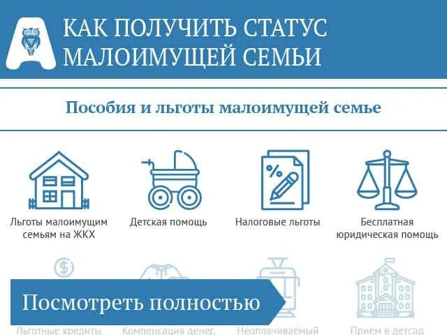 Ли пособие для малоимущих