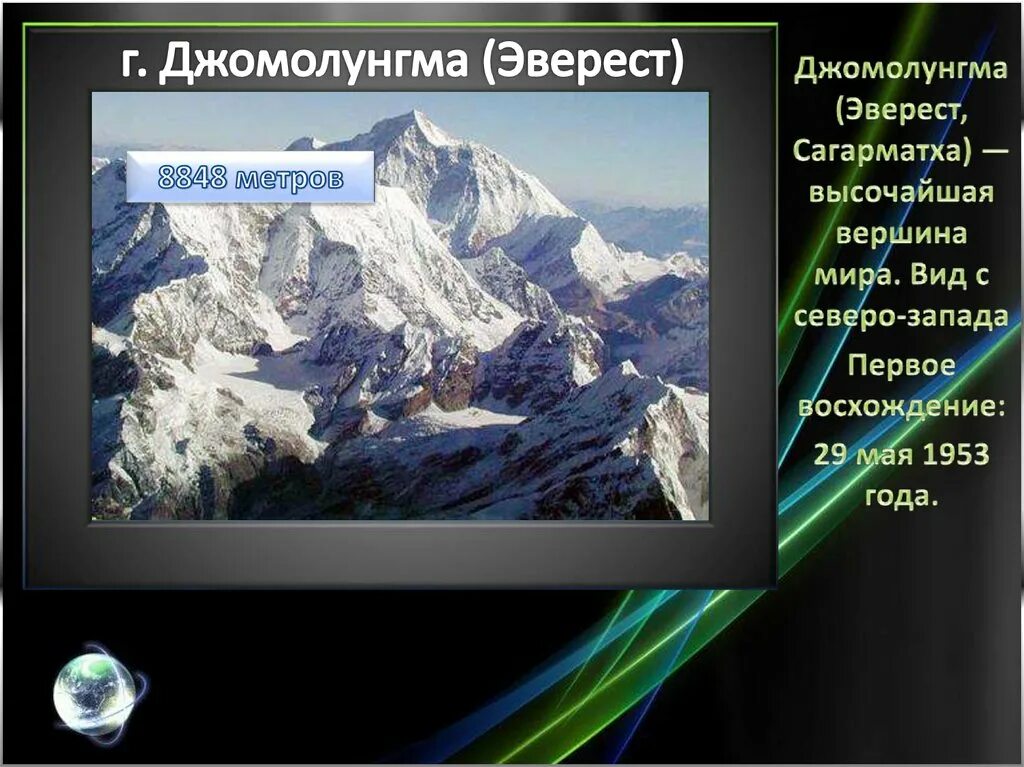 Какие высказывания о рельефе евразии являются верными. Гора Эверест 2 класс. Сообщение о Эвересте. Рельеф Евразии. Рельеф Евразии презентация.