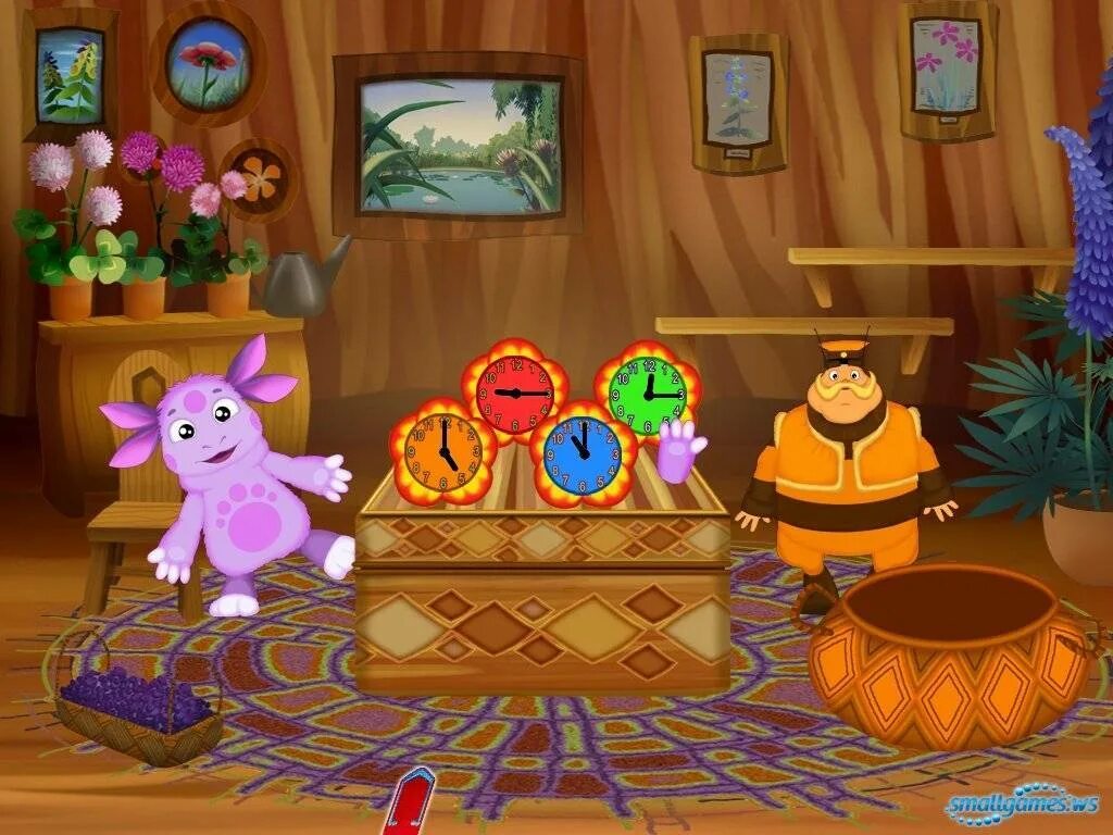 Лунтик игра 2006. Лунтик и его друзья игра. Игра мультфильмов 3