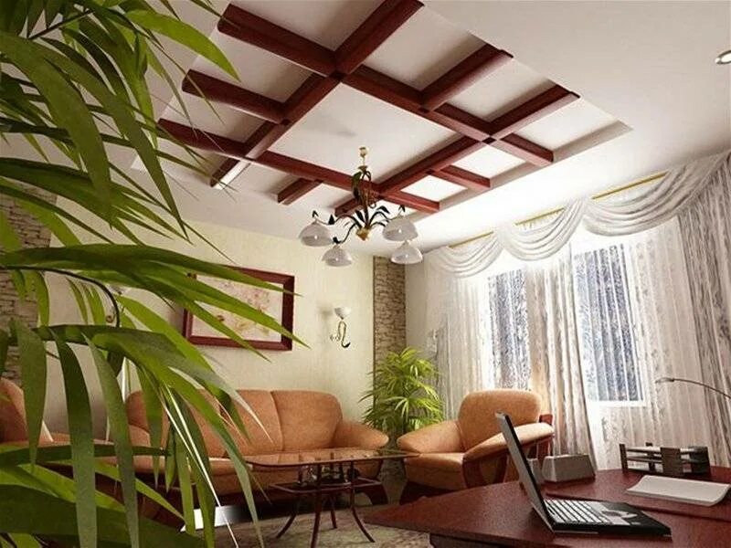 Интересная отделка потолка. Оригинальная отделка потолка. Бюджетные натяжные потолки. Отделка потолка в квартире варианты. Недорогой потолок.