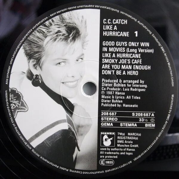 C.C.catch like a Hurricane 1987. C.C. catch good guys only win in movies. Cc catch 1987 like a Hurricane CD. C C catch discography like a Hurricane. Good guys only win