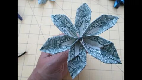 Цветок из купюры