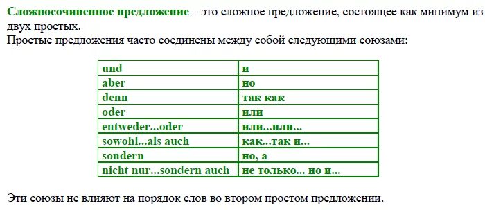 Сложносочинительные Союзы в немецком языке. Строение предложения в немецком языке схема. Сложносочиненные Союзы в немецком языке. Союзы в сложноподчиненных предложениях в немецком языке. Составь предложение из слов немецкий язык