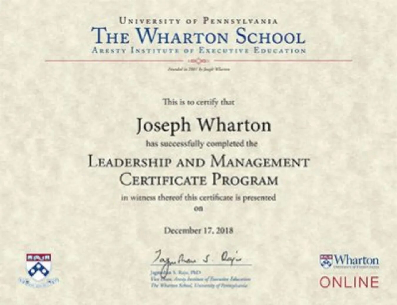 Дипломы Executive Education. Certificate in School Management and Leadership.