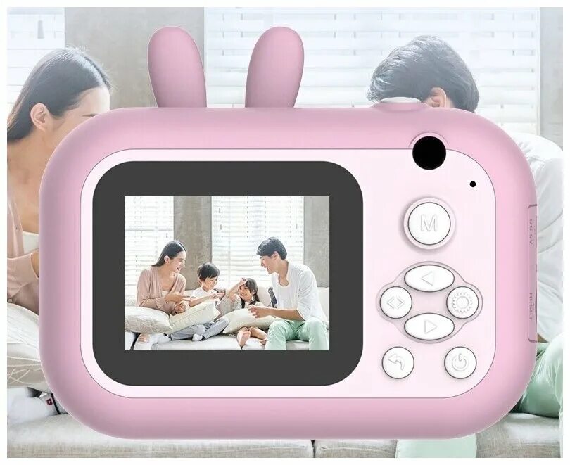 Childrens digital print camera. Childrens digital print camera. Childrens digital print camera. Minibear h5. фотоаппарат детский с мгновенной печатью.