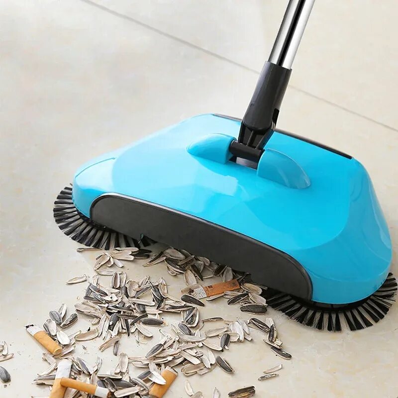 Щетка пылесос для уборки дома. Швабра magic sweeper. электрощетка magic sweeper. автоматический веник с щётками (magic sweeper).