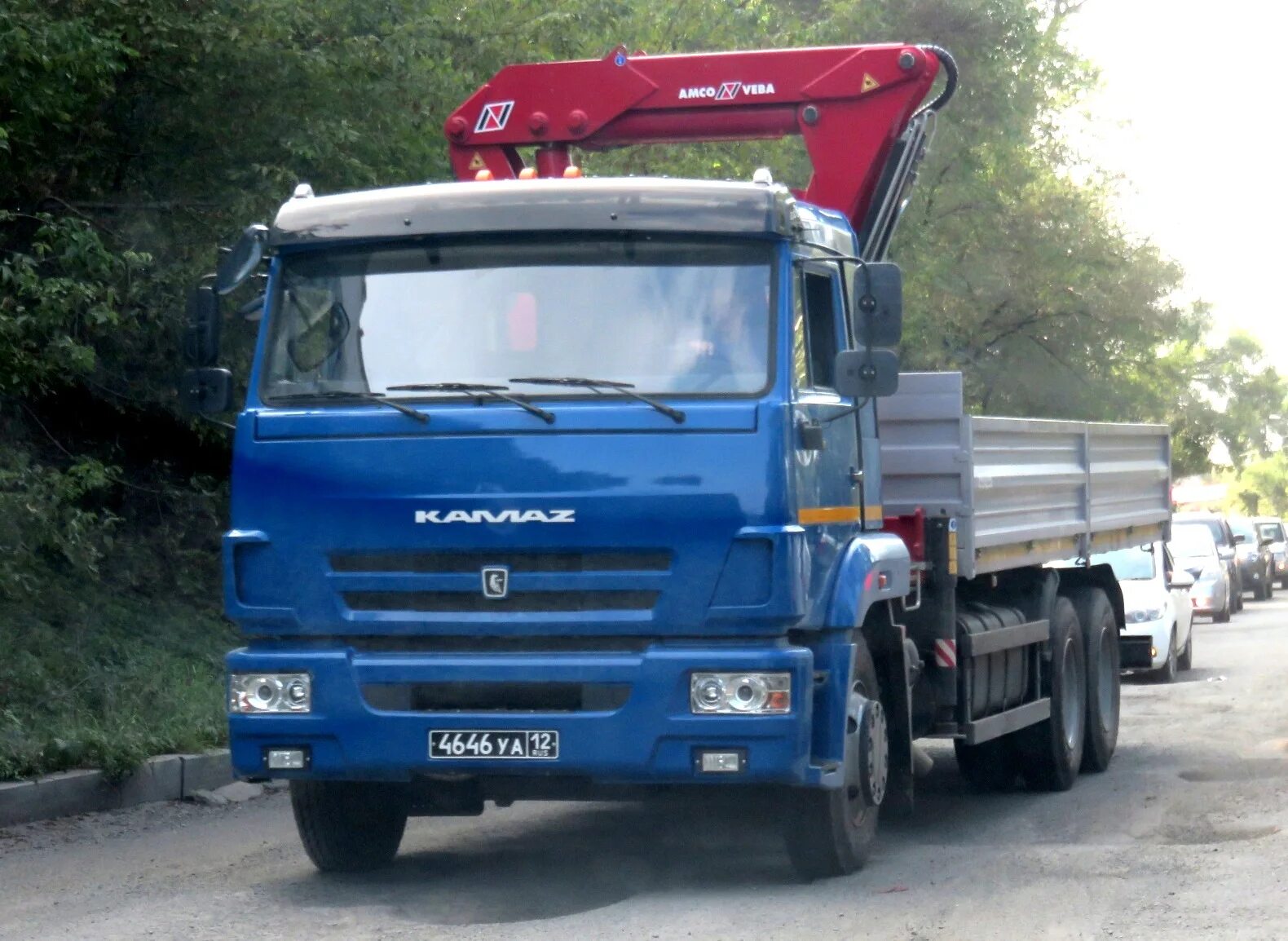 "н 645 мр 68" фото КамАЗ 5511. Россия