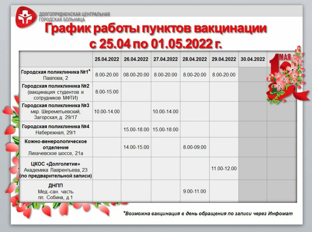 расписание долгопрудный турист