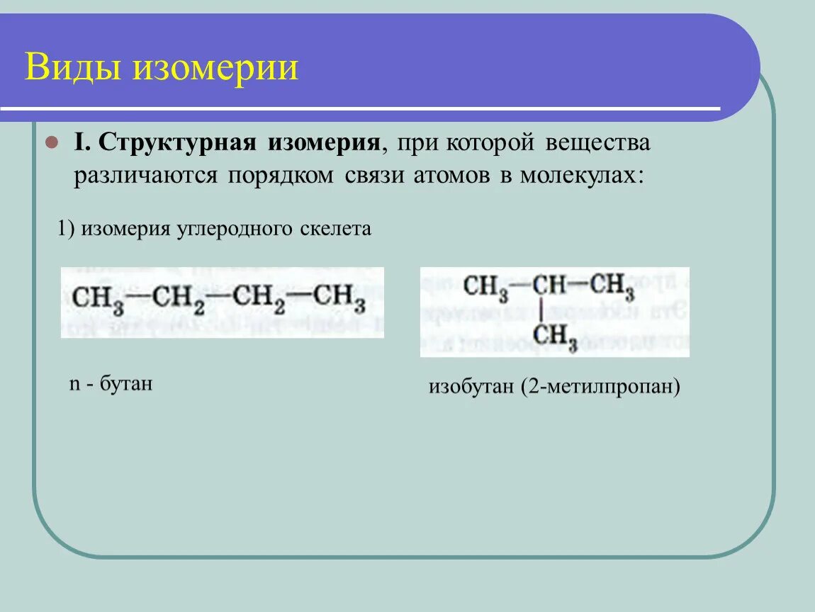 Бутан химические свойства