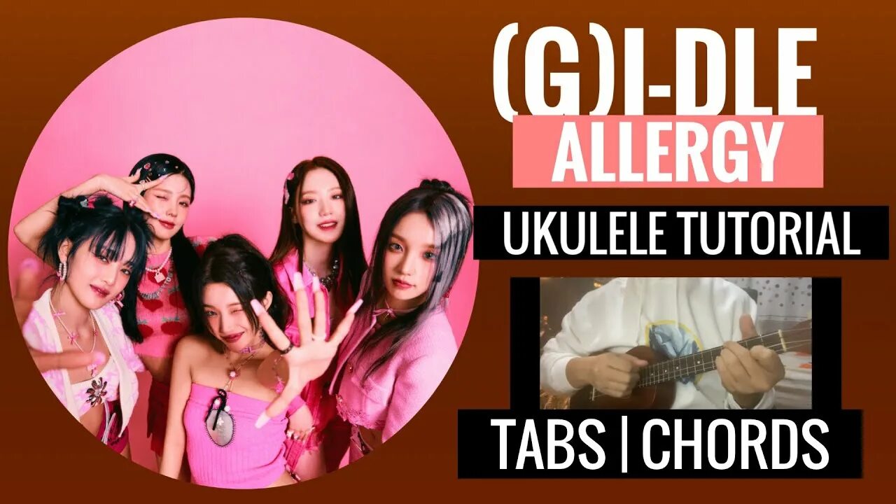 Idle allergy. G Idle Allergy album Cover.