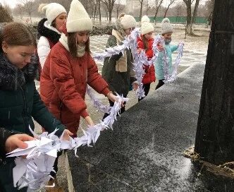 Белый журавлик акция памяти