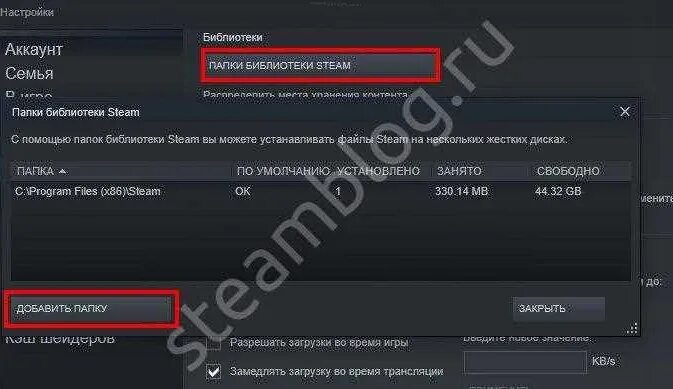 Папка по умолчанию для стима. Папка по умолчанию для стима