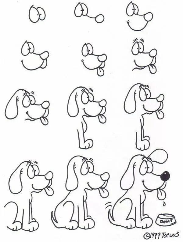Быстро и легко нарисовать собаку. Рисунок собаки для срисовки легкие. Схема рисования собаки для детей. Рисунок собаки карандашом для срисовки. Лёгкие рисунки для детей.
