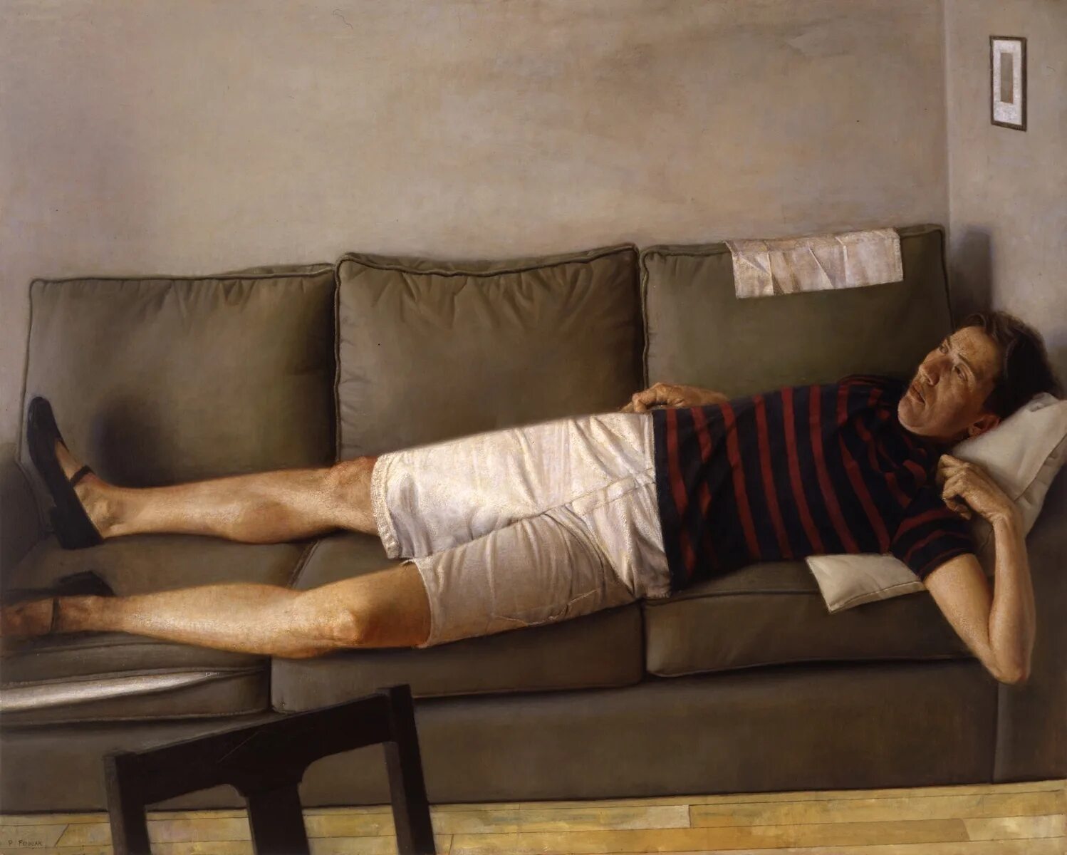 Обреченный судьбой на постоянную праздность я. Paul Fenniak художник. Картины пола Кентона. Paul Weiner художник. Американский реализм мужчина на диване.