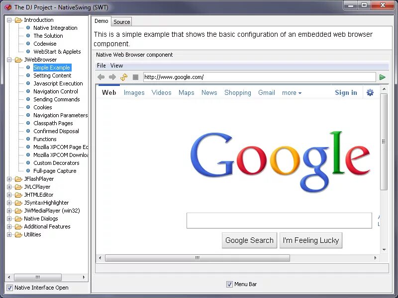 Браузер java. Создать простой веб браузер java swing. simple web browser java swing. swt введение в библиотеку swt. dj java.