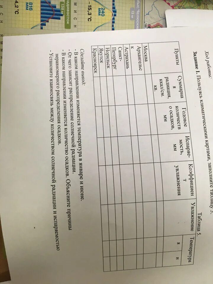 Используя климатические карты атласа заполните таблицу. Пользуясь климатическими картами заполните таблицу. Используя климатическую карту заполните таблицу. Пользовался климатической карты заполните таблицу. Используя климатические карты заполните таблицу.