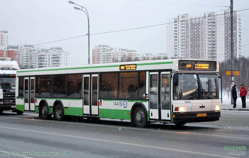 Боровское шоссе маршрут