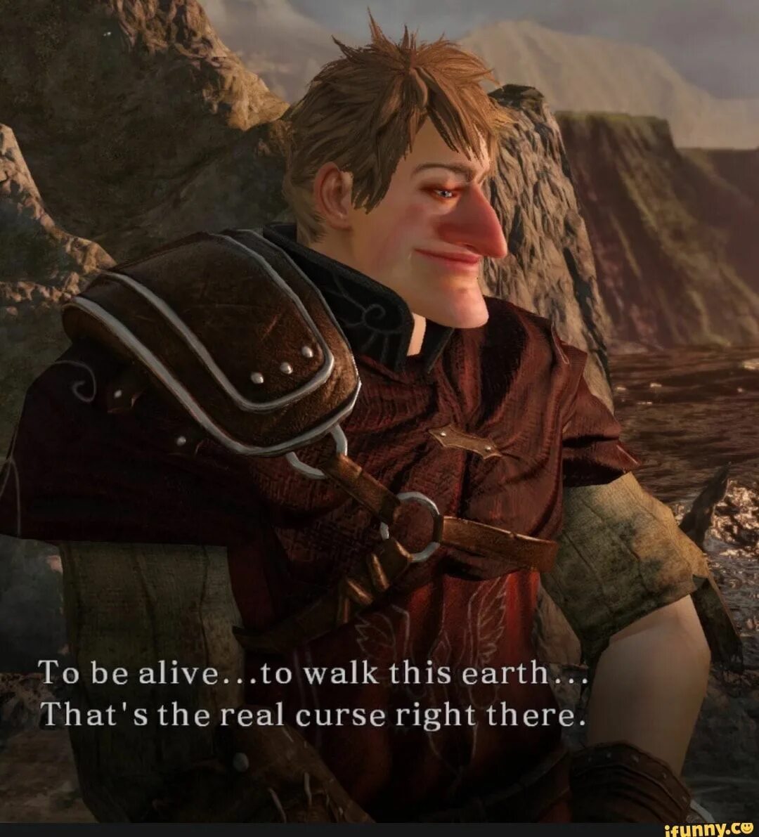 Will be alive. Мем. Me when Curse. Right there.