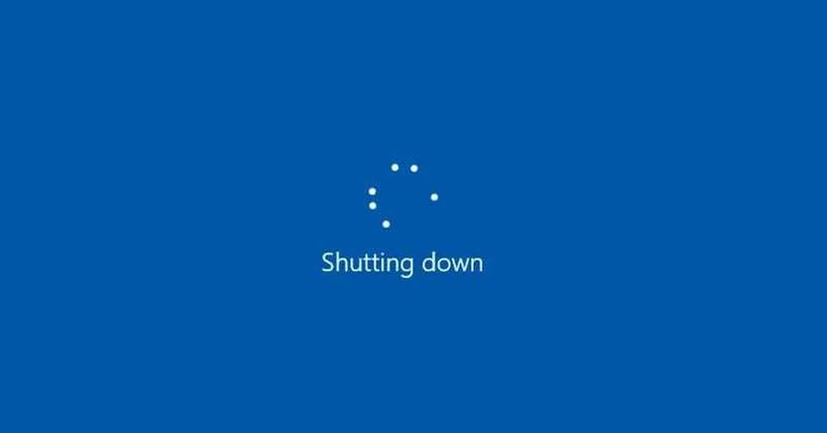 Shutdown code. Windows 10 shutting down. windows 10 shutdown screen.