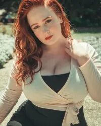 Curvy redhead