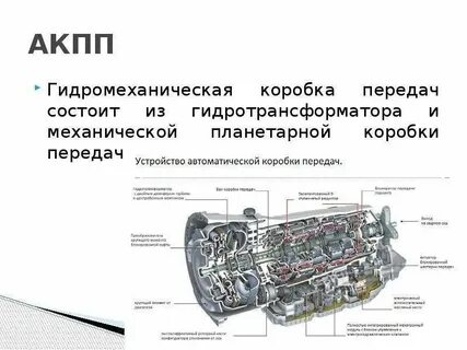 Схема акпп