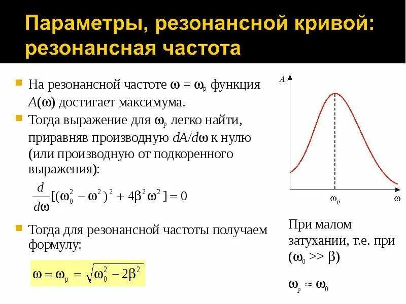 Настройка резонанса