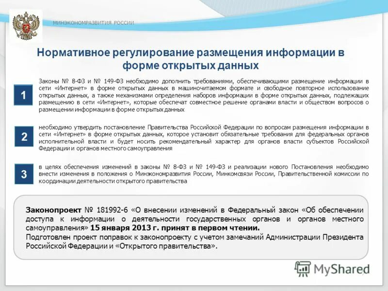Публикации набора открытых данных. Машиночитаемый формат открытых данных.