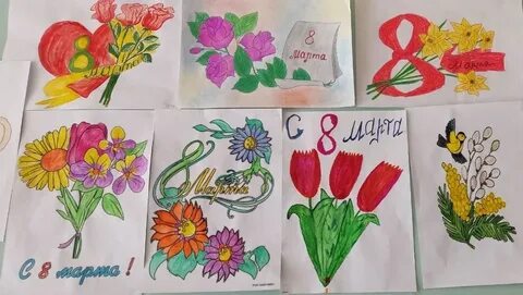 Рисунок маме подарить