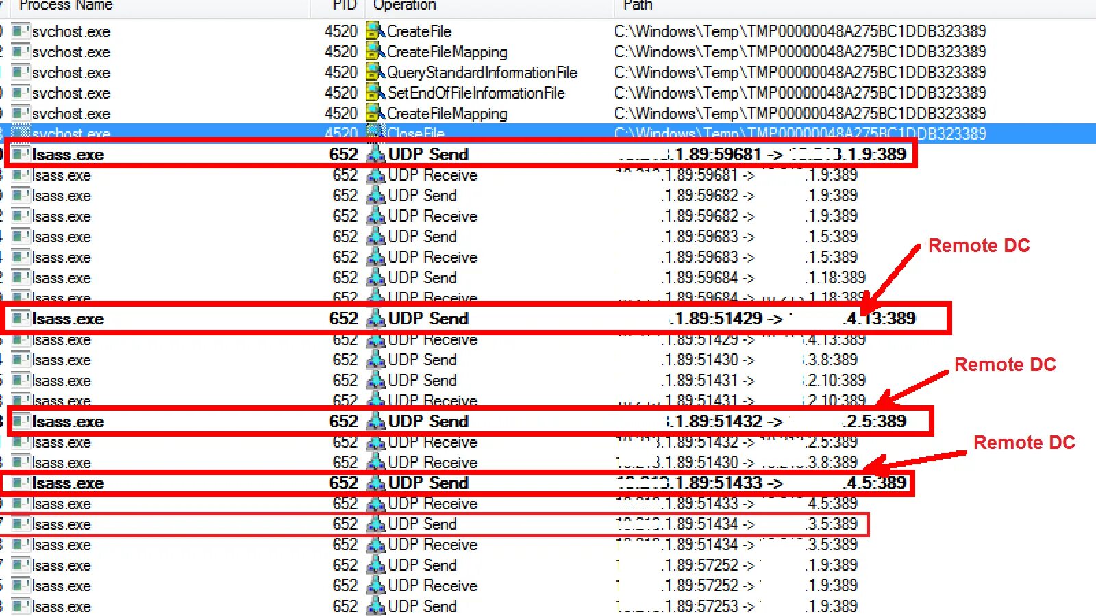Udp receive