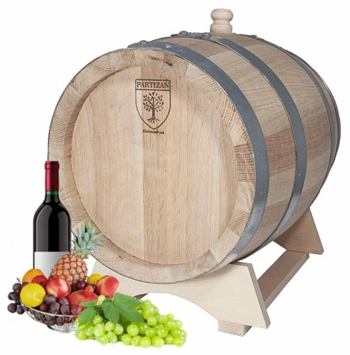 Дубовая бочка partizan 15 л. Дубовая бочка partizan 50 л. Бочка дубовая сербия. Бочка дубовая сербия. Дубовая бочка partizan 50 л.