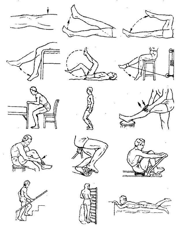 ЛФК при контрактуры суставов упражнения. Лечебная гимнастика для укрепления мышц тазобедренного сустава. ЛФК после перелома коленного сустава. Упражнения для реабилитации мениска коленного сустава.