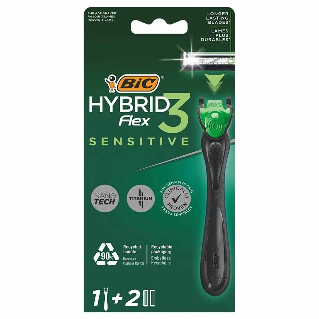 Флекс гибрид. Бритвенный станок БИК Флекс 3. 1 Станок "BIC 3 Flex Hybrid sensitive" станок + 2 кассеты. BIC бритва "Флекс 3гибрид"(станок+кассета),бл.2*10. Станок BIC Flex 3 Hybrid.